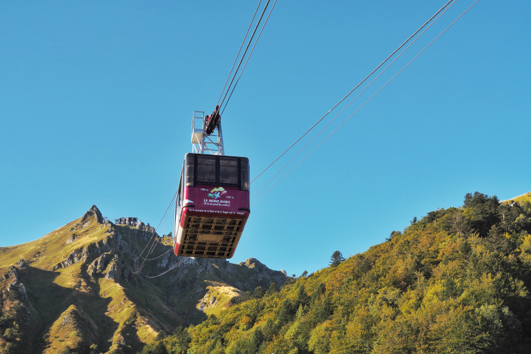 Téléphérique au Puy de Sancy