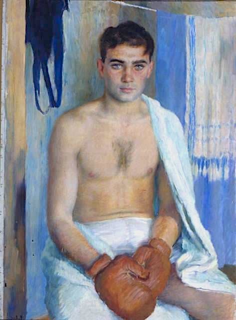 Vladimir Vasilyevich Lebedev (1891-1967) Portrait du boxeur Bakun, 1936 Collection privée