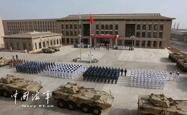 Image Attribute: A Chinese national flag ceremony and a military parade were held in the barracks / Source: China Defense Blog