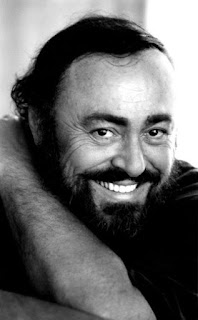 Luciano Pavarotti, en una fotografía de su sitio web oficial