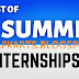  List of Summer Internships 2022 & 2023| Accepting Applications