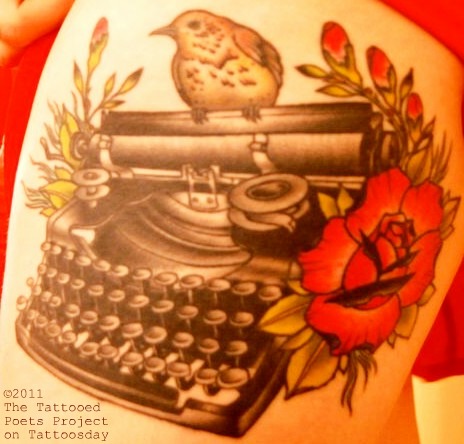 I love writing tattoos and typewriters When I met with Ron at Anonymous