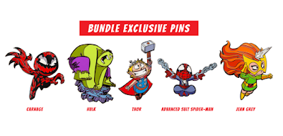 Marvel Made Exclusive Skottie Young Marvel Comics Enamel Pins