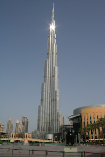 The Burj Khalifa, the world's tallest building