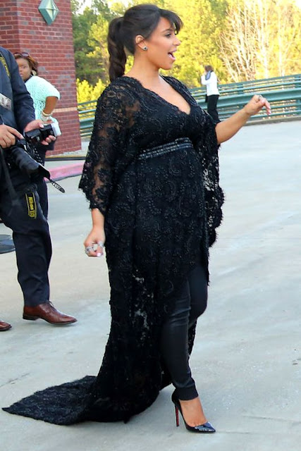 Vestido de festa grávida kim kardashian