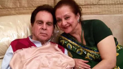 Dilip kumar and his Wife Saira Banu