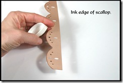 Ink edge of scallop