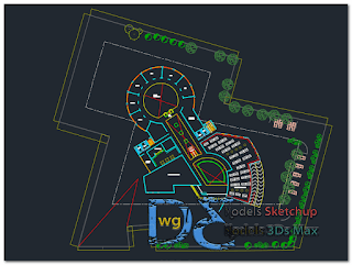 Complex center of culture in AutoCAD   