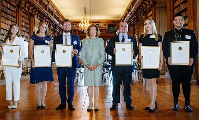 Julia Osiecka, Caroline Bjarnevi, Stephan Wengel, Michael Drake, Silvija Sutkuté and Jean Marcos Singh. Queen Silvia Nursing Awards