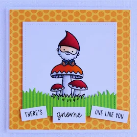 Sunny Studio Stamps: Home Sweet Gnome Autumn Themed Customer Card by Kat W