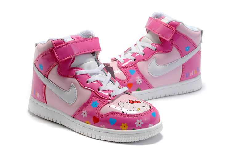  Nike  Hello  Kitty  High Dunks Shoes  For Kids