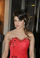 Priyanka Chopra in Red Gown