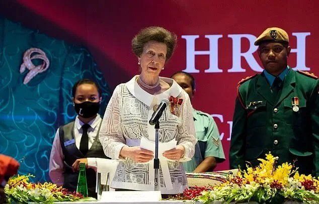 The Princess Royal conducted the investiture of Sir John Pundari MP at Government House