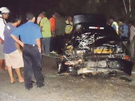 kemalangan di Jalan Kulim Mahang 