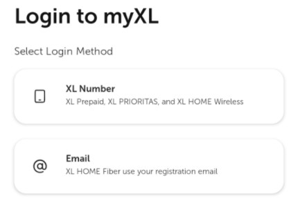 cara login ke myXL