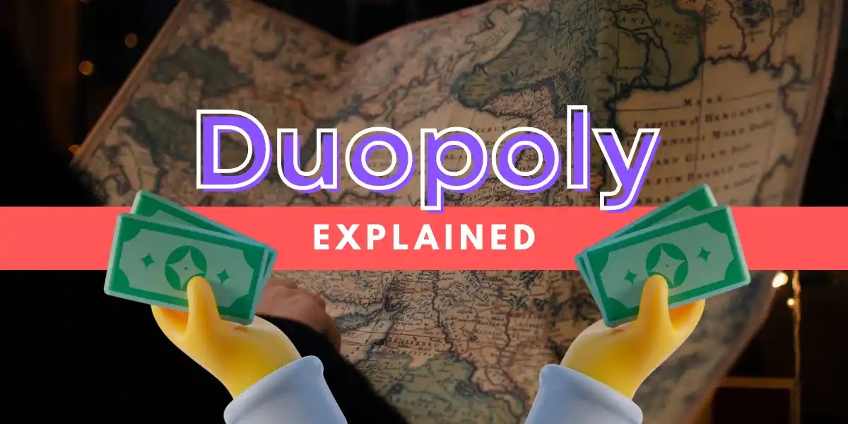 what is duopoly, duopoly meaning in india, examples of duopoly market