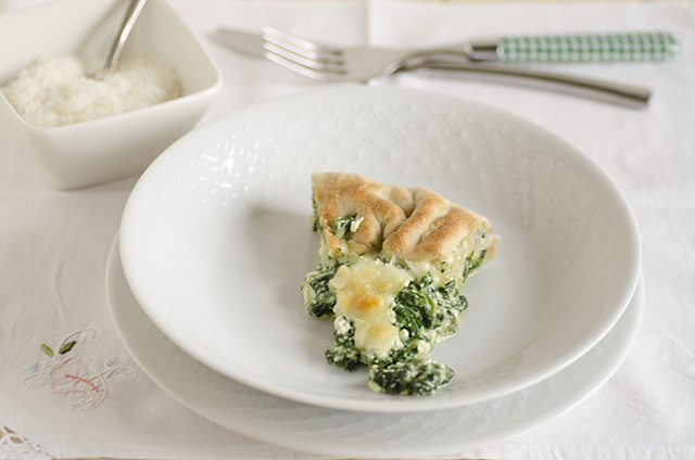 Quiche con ricotta spinaci (torta salata)