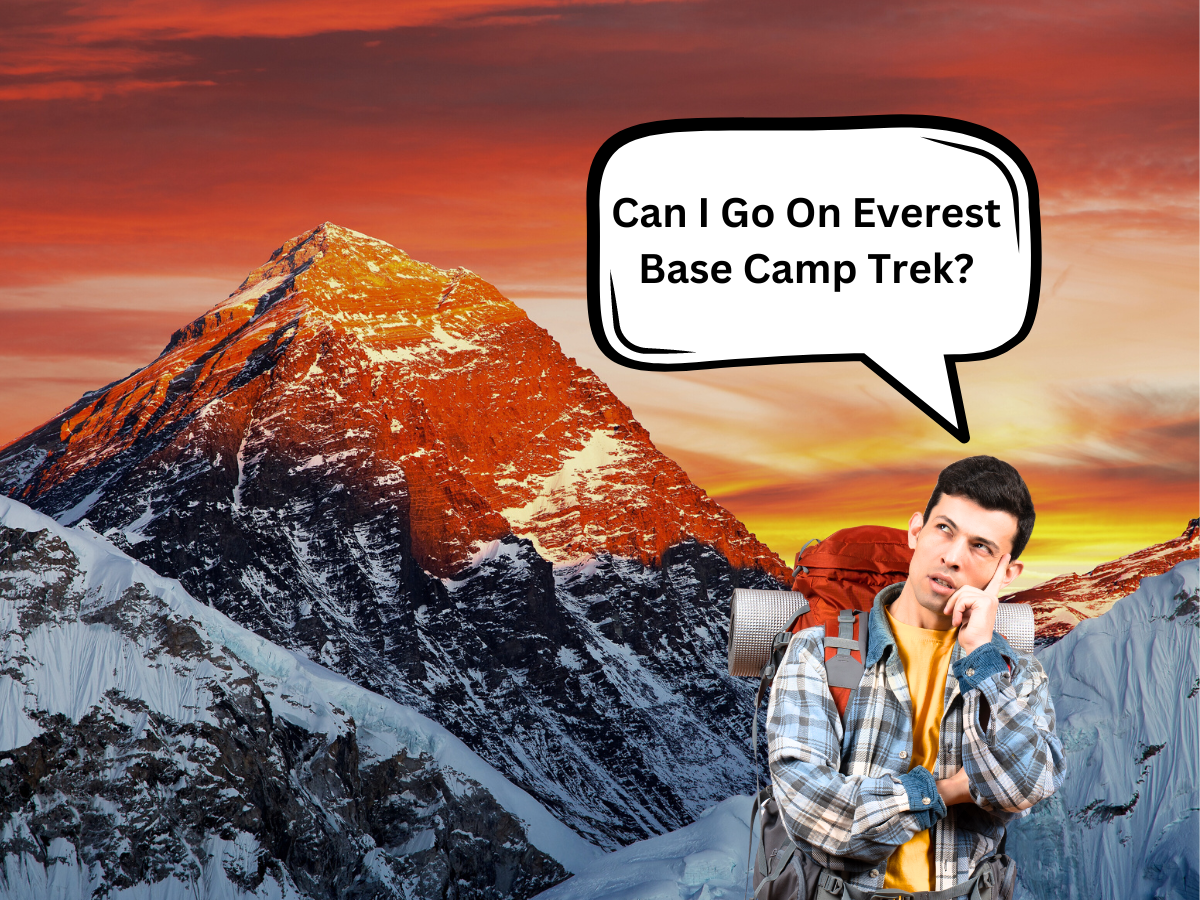 A man is confused about Everest Base Camp Trek