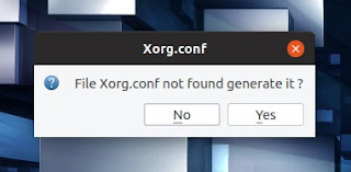 Nvidiux generate xorg.conf