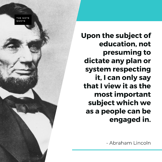 Popular Inspirational Quotes by Abraham Lincoln