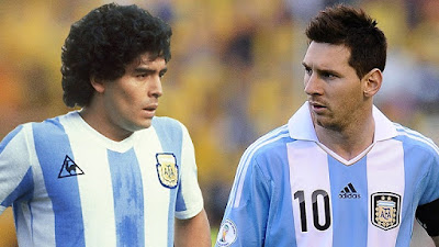 leonel vs maradona