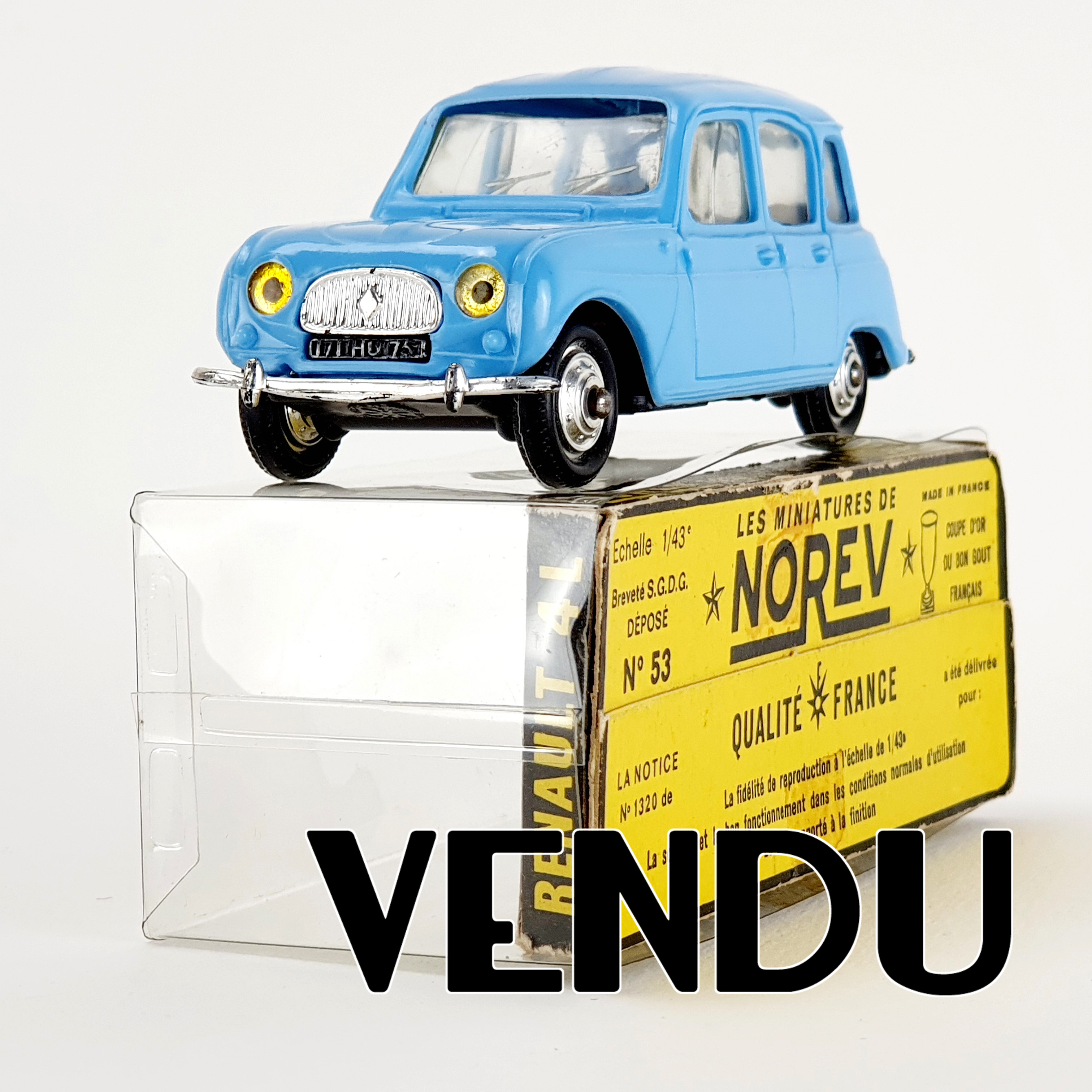 Renault 4L Parisienne - Norev - 3 inches en boite