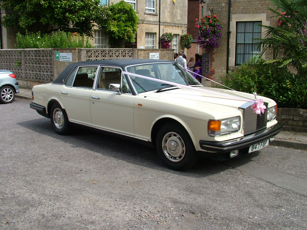 classic wedding car