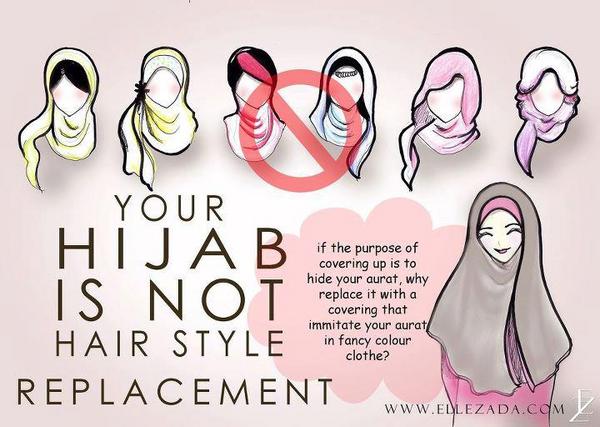 Dilema Hukum hijab Jilbab Style Gaul dan Gaya Modern dalam islam apakah boleh halal haram CARA memakai jilbab syar'i