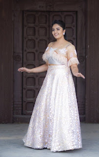 Tollywood Anchor Sree Mukhi Beautiful Photos In White Dress