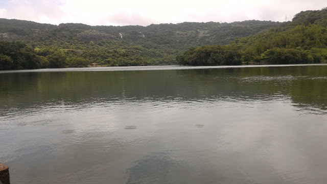 Lonavala lake from which water flows down to Bhushi Dam