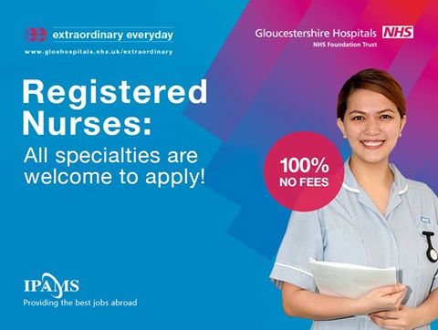 IPAMS hiring nurses for Gloucestershire Hospitals NHS UK