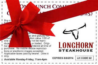 Free Printable Longhorn Steakhouse Coupons