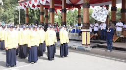 Bupati Situbondo Lepas Lomba Gerak Jalan 