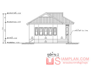 แบบแปลนบ้านชั้นเดียวฟรี