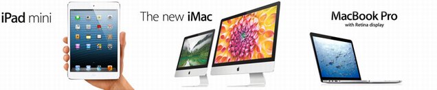 Apple MacBook Pro, MacBook Air, Mac Pro, iPad Mini 2013 Release Dates