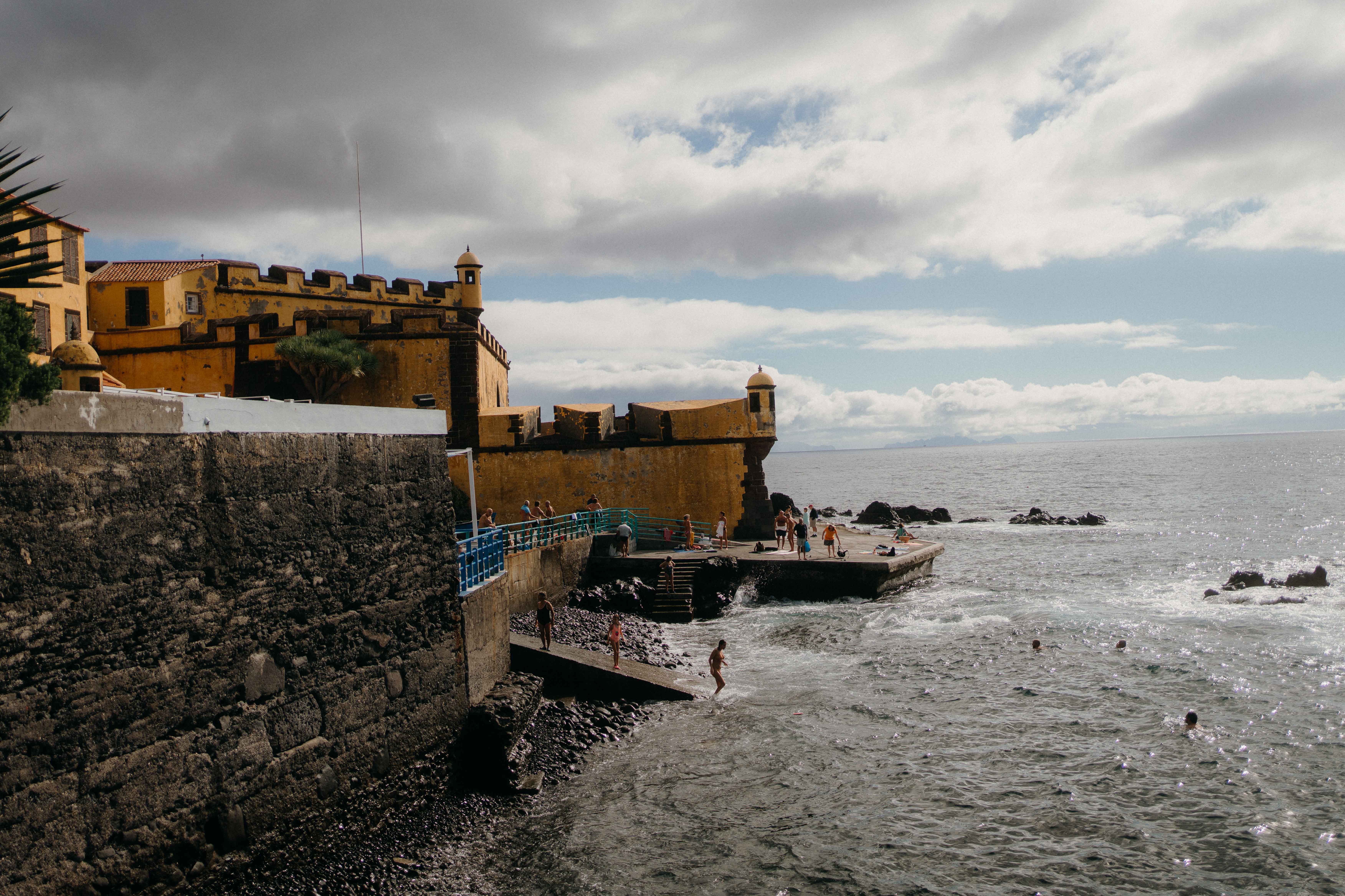 wandering around funchal madeira liquid grain