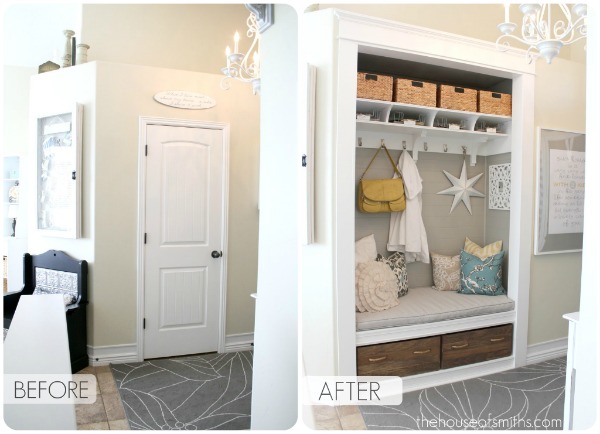 Project: Entryway Closet Makeover - The Reveal!