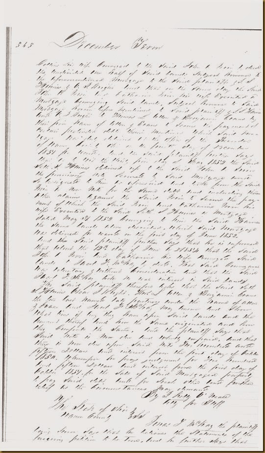 John A. Irwin and Catherine Irwin sued Dec Term 1855_0003