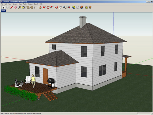 tecknologia HB: google sketchup (programa para dibujar graficos 3D)