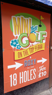 Mini Golf at Roxy Ball Room on Deansgate in Manchester