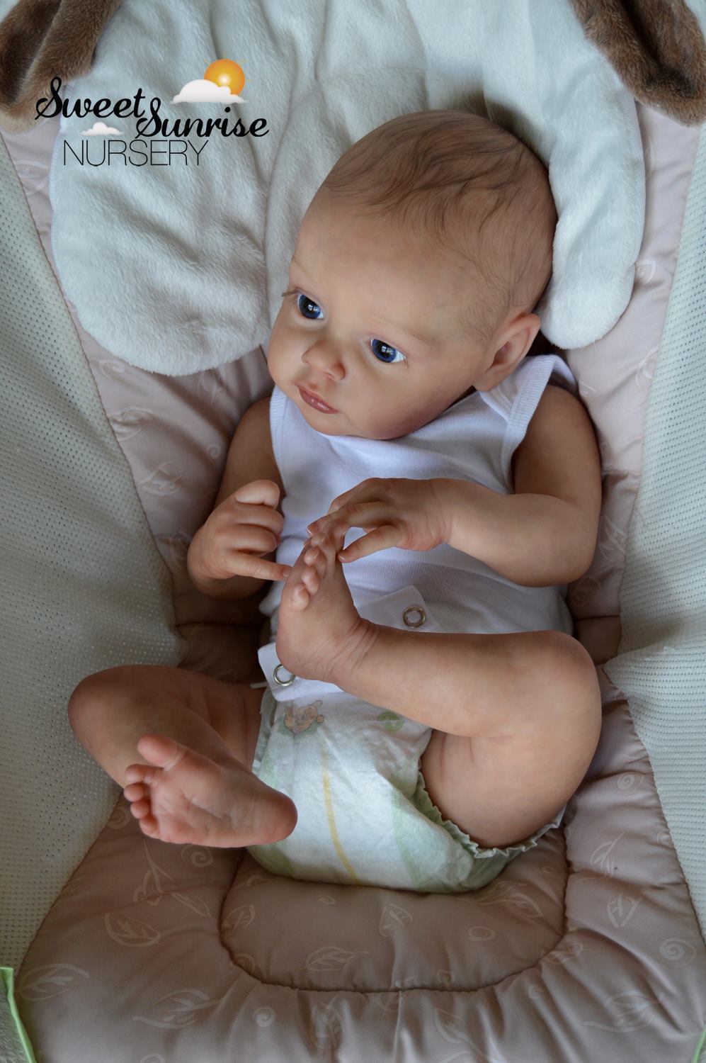 TINKERBELL NURSERY Cameron Baby Doll Reborn Helen Jalland ...
