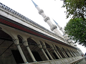 artistic view of the Blue Mosque