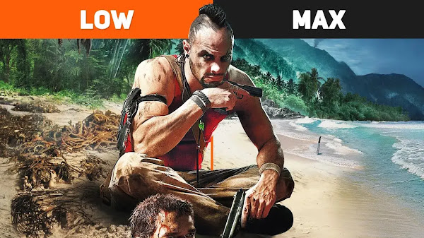 Far Cry 3 Low vs. Max Graphics Comparison