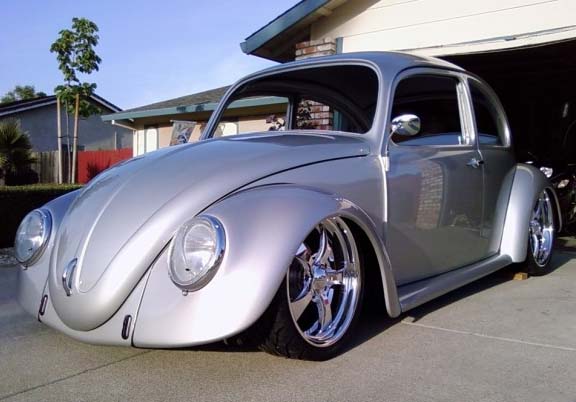 WV Fusca com rodas cromadas aro 20 Mediador