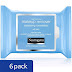 Neutrogena Makeup Remover Cleansing Towelettes & Wipes, Refill Pack, 25 Count (pack of 6) 