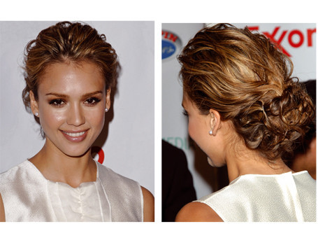 Jessica Alba HairStyle 2018 como hacer el recogido BrushingTv  - Peinado Jessica Alba Paso A Paso