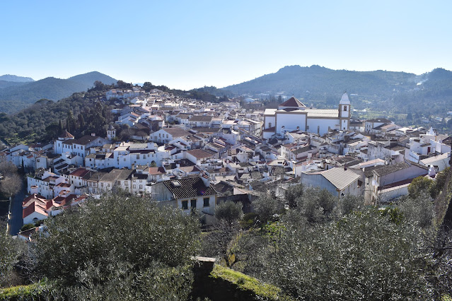 Vista a partir do Castelo de Castelo de Vide Parque Natural da Serra de São Mamede, Alto Alentejo