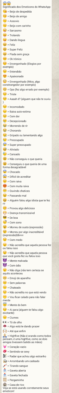 emoticons whatsapp significado