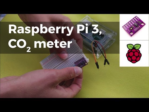 Build a simple CO2 meter using Raspberry Pi 3 via Adafruit