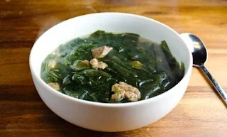 Resep Sup Rumput Laut Korea